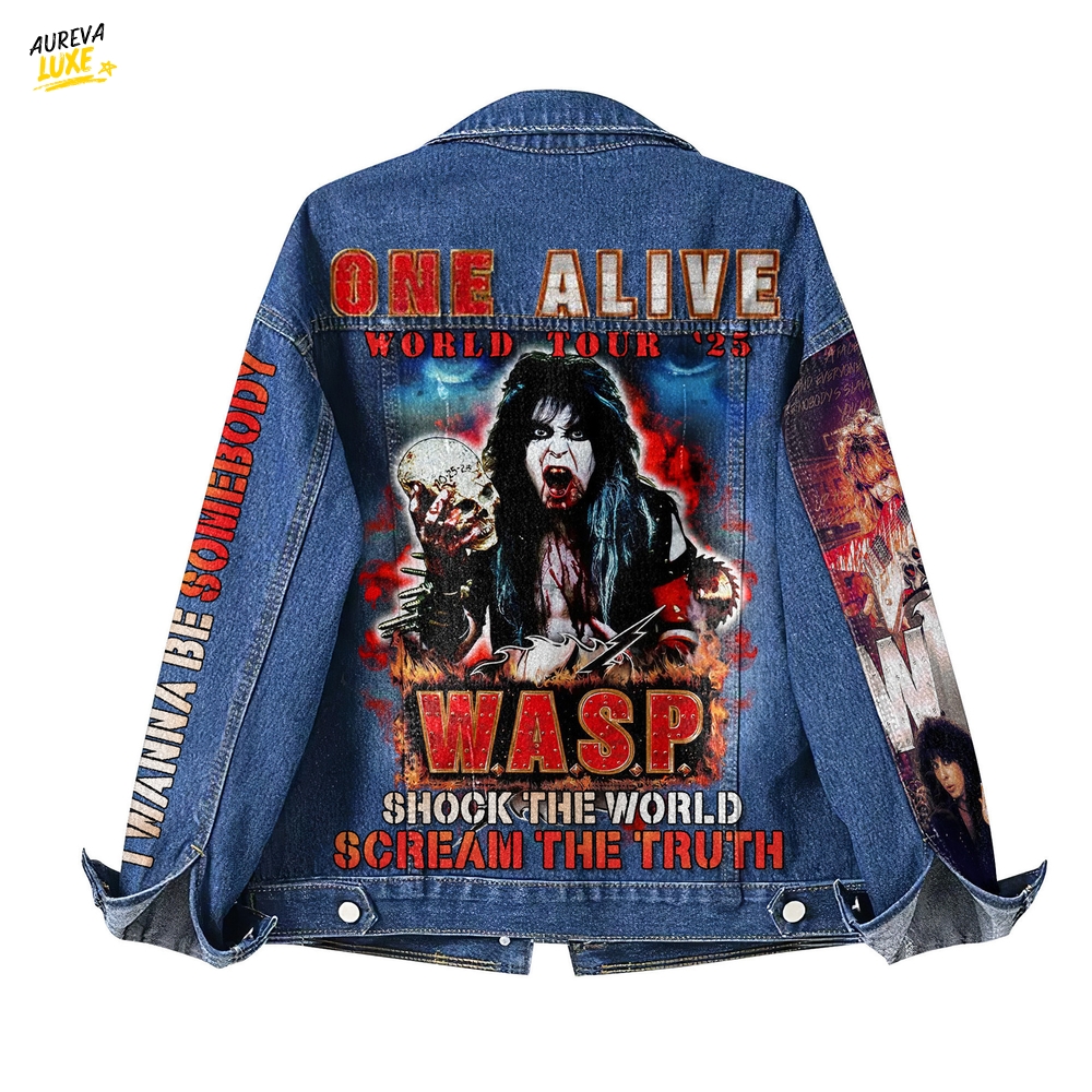 W.A.S.P. Band Denim Jacket W.A.S.P. Band Denim Jacket