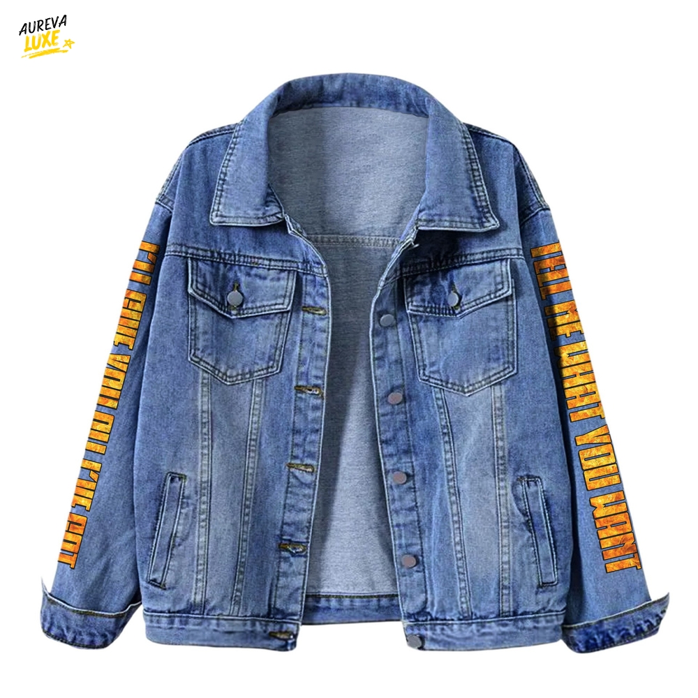 Zebra Band Denim Jacket Zebra Band Denim Jacket