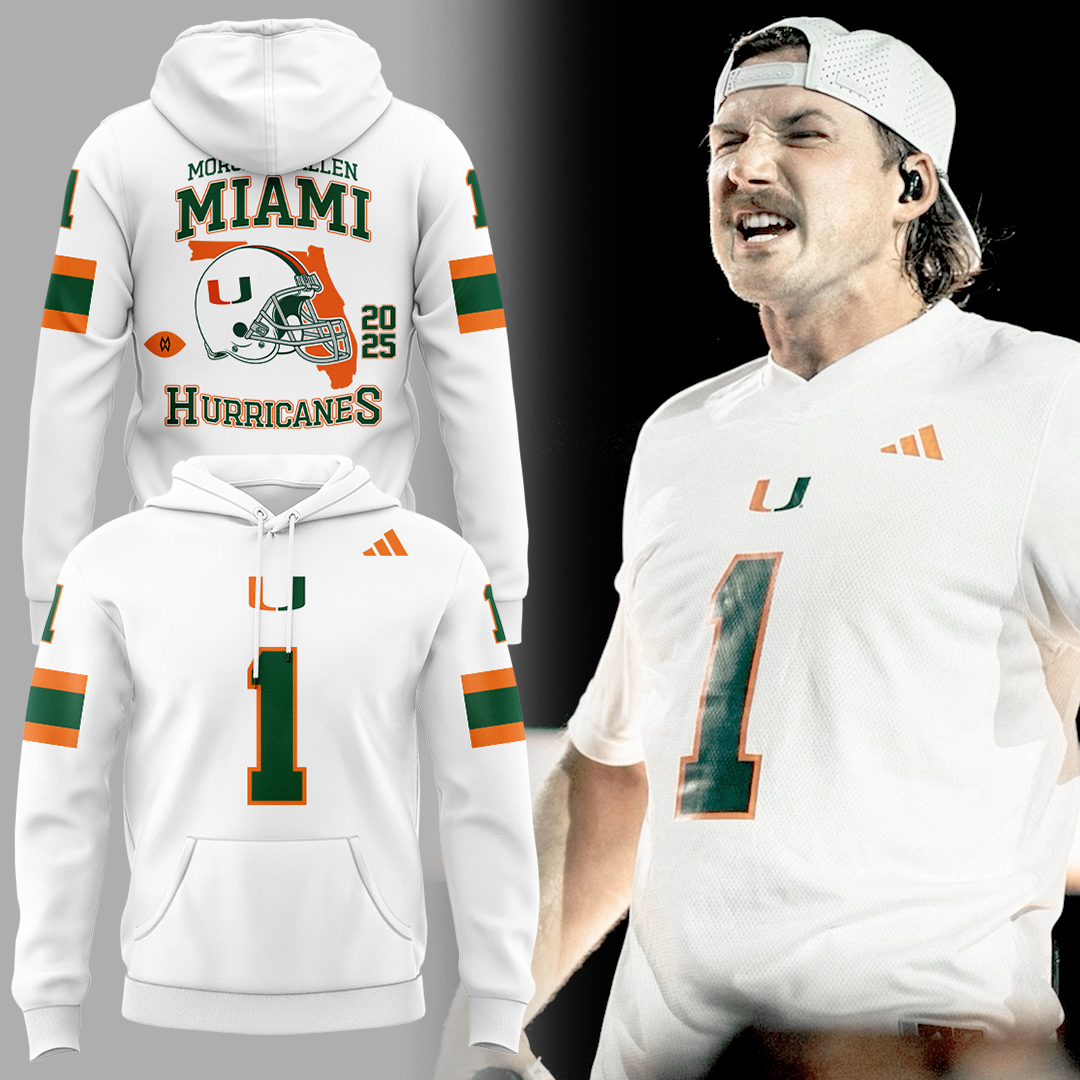 Morgan Wallen x Miami Hurricanes World Tour 2025 Special Hoodie Set Morgan Wallen x Miami Hurricanes World Tour 2025 Special Hoodie Set