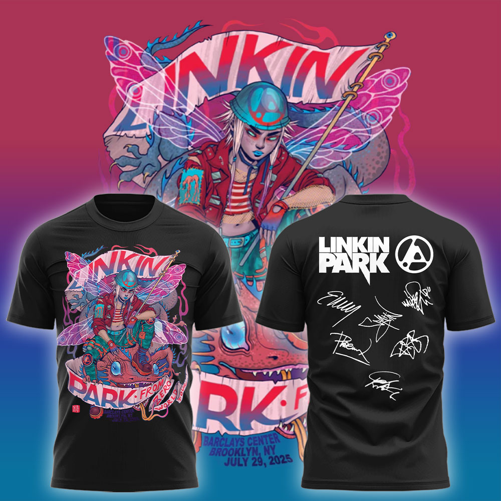Linkin Park From Zero World Tour x New York Black Shirt 2025 Linkin Park From Zero World Tour x New York Black Shirt 2025