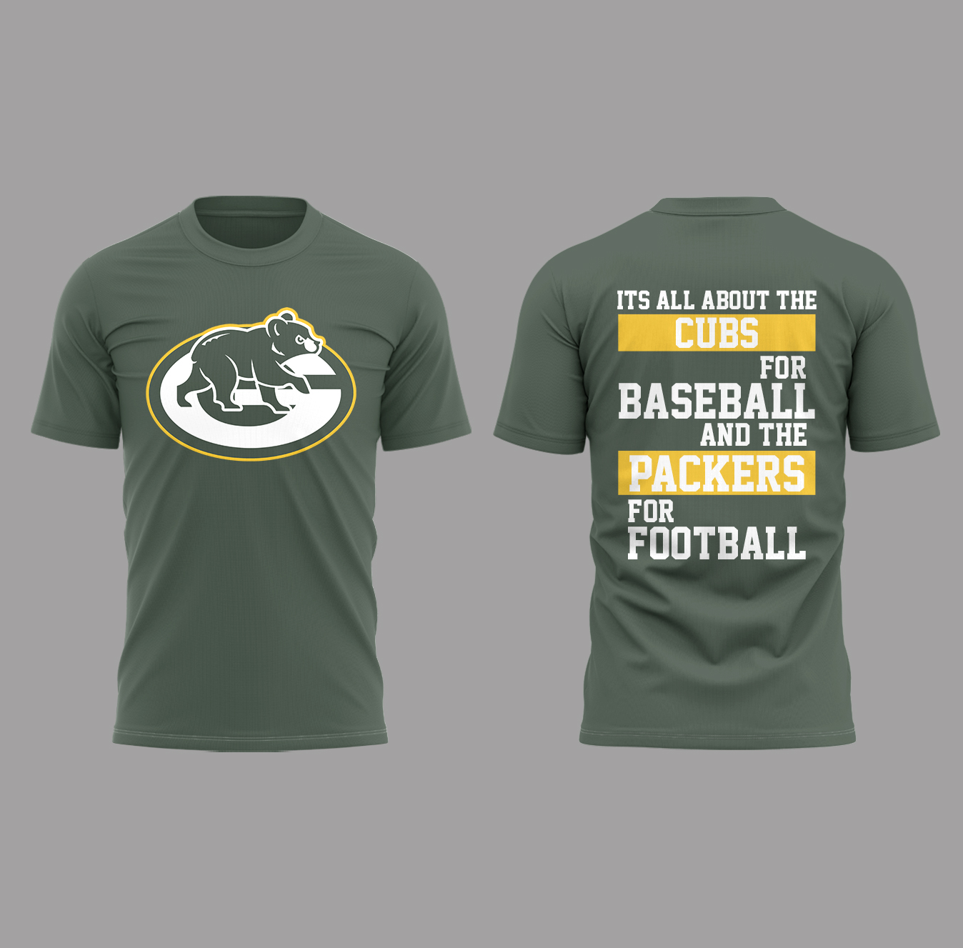 Green Bay Packers x Chicago Cubs Limited Edition 2025 Shirt Green Bay Packers x Chicago Cubs Limited Edition 2025 Shirt