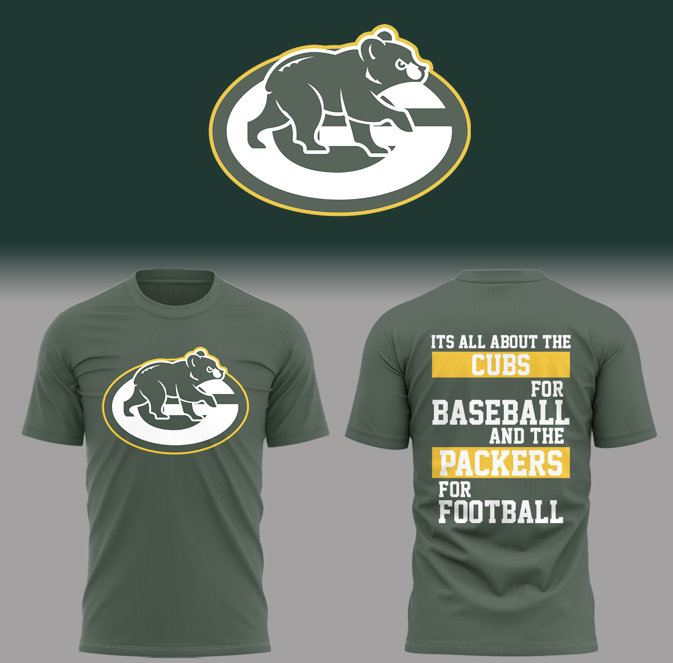 Green Bay Packers x Chicago Cubs Limited Edition 2025 Shirt Green Bay Packers x Chicago Cubs Limited Edition 2025 Shirt