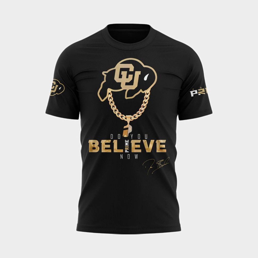 Colorado Buffaloes Football Welcome Back Coach Prime Black Shirt - Image 2