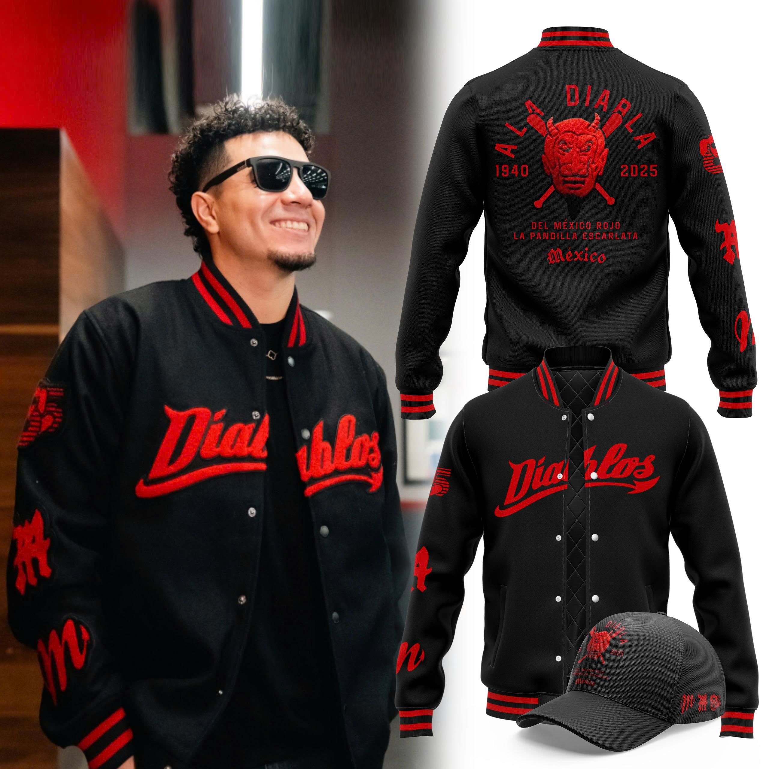 Club Diablos Rojos del México Limited Edition Jacket 2025 Club Diablos Rojos del México Limited Edition Jacket 2025