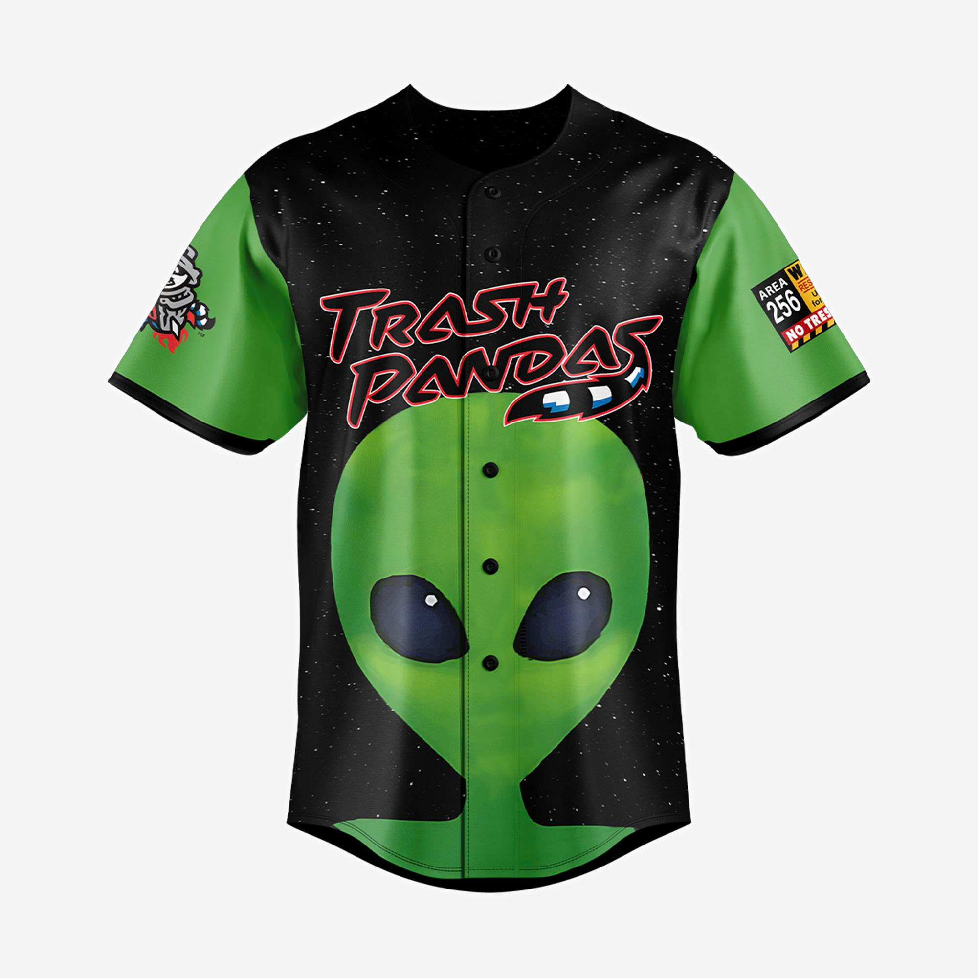Rocket City Trash Pandas Youth Space Jersey Custom Baseball Jersey Rocket City Trash Pandas Youth Space Jersey Custom Baseball Jersey