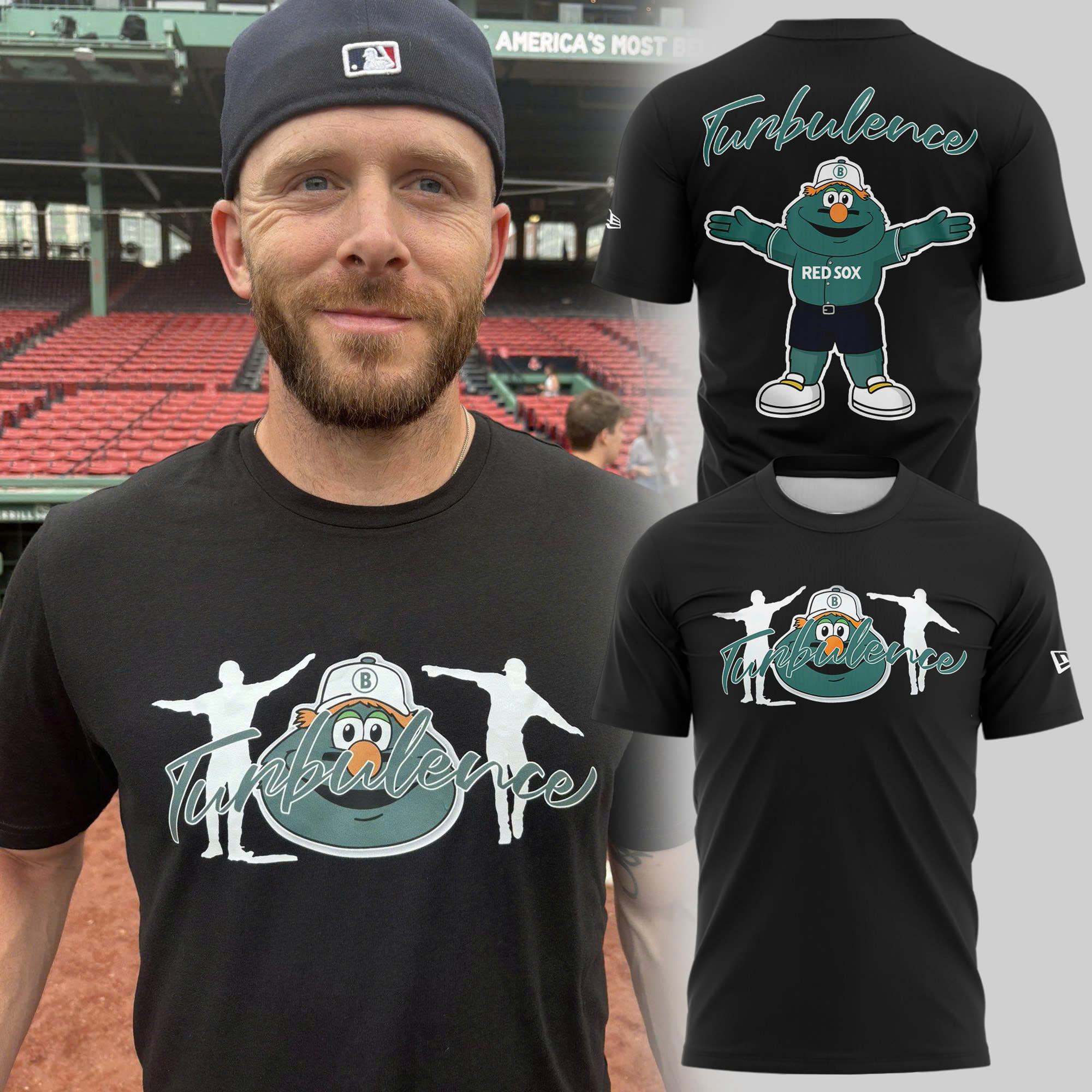 Special 2025 Red Sox Turbulence Tshirt Special 2025 Red Sox Turbulence Tshirt