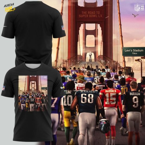 2025 NFL The Road To Super Bowl LX Special Shirt