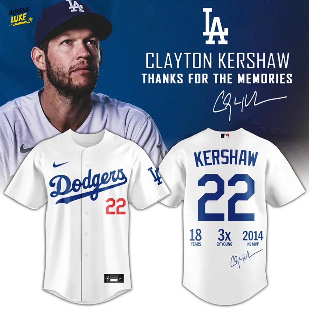 2025 limited edition jersey of the Los Angeles Dodgers for Clayton Kershaw fans 2025 limited edition jersey of the Los Angeles Dodgers for Clayton Kershaw fans