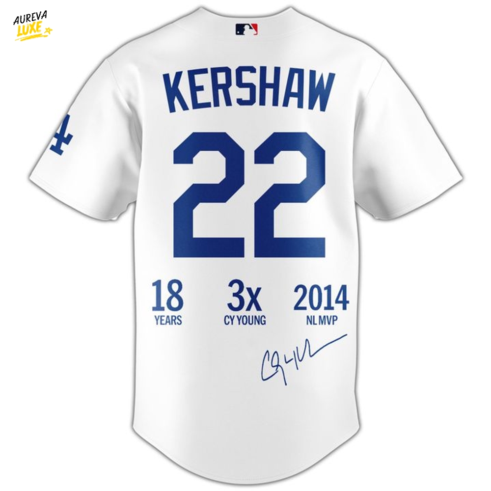 2025 limited edition jersey of the Los Angeles Dodgers for Clayton Kershaw fans 2025 limited edition jersey of the Los Angeles Dodgers for Clayton Kershaw fans