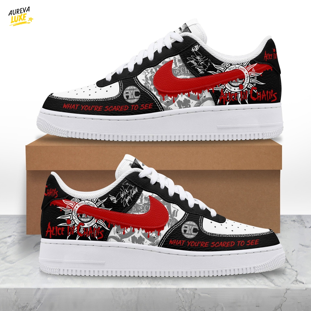Alice In Chains Air Force 1 Sneaker Alice In Chains Air Force 1 Sneaker