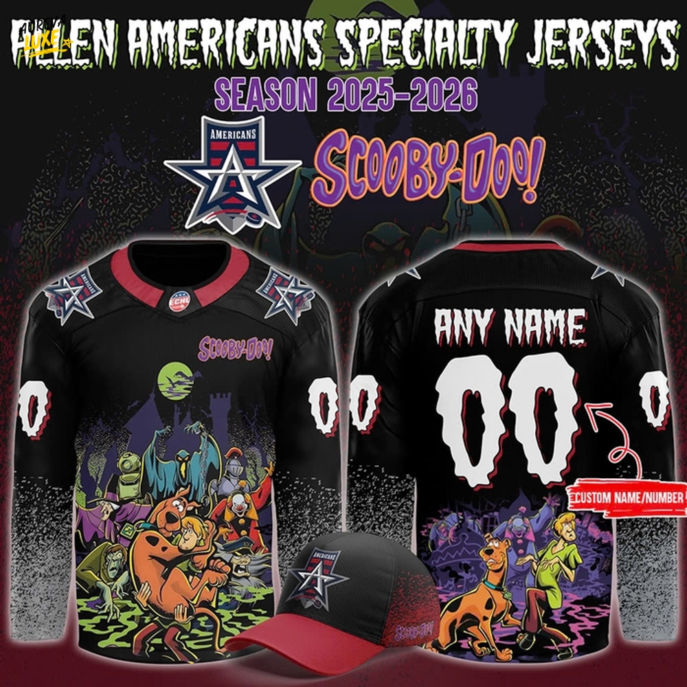 Allen Americans x ScooBy-Doo Night 2025 Custom Hockey Jersey Allen Americans x ScooBy-Doo Night 2025 Custom Hockey Jersey