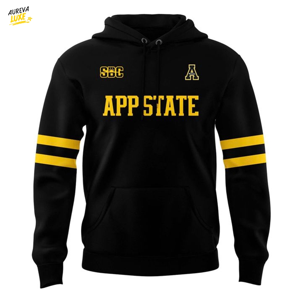 Appalachian State Mountaineers Thank You Shawn Clark Uniform Black Hoodie Appalachian State Mountaineers Thank You Shawn Clark Uniform Black Hoodie