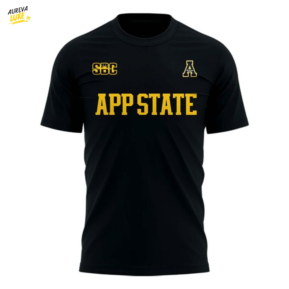 Appalachian State Mountaineers Thank You Shawn Clark Uniform Black T-Shirt Appalachian State Mountaineers Thank You Shawn Clark Uniform Black T-Shirt