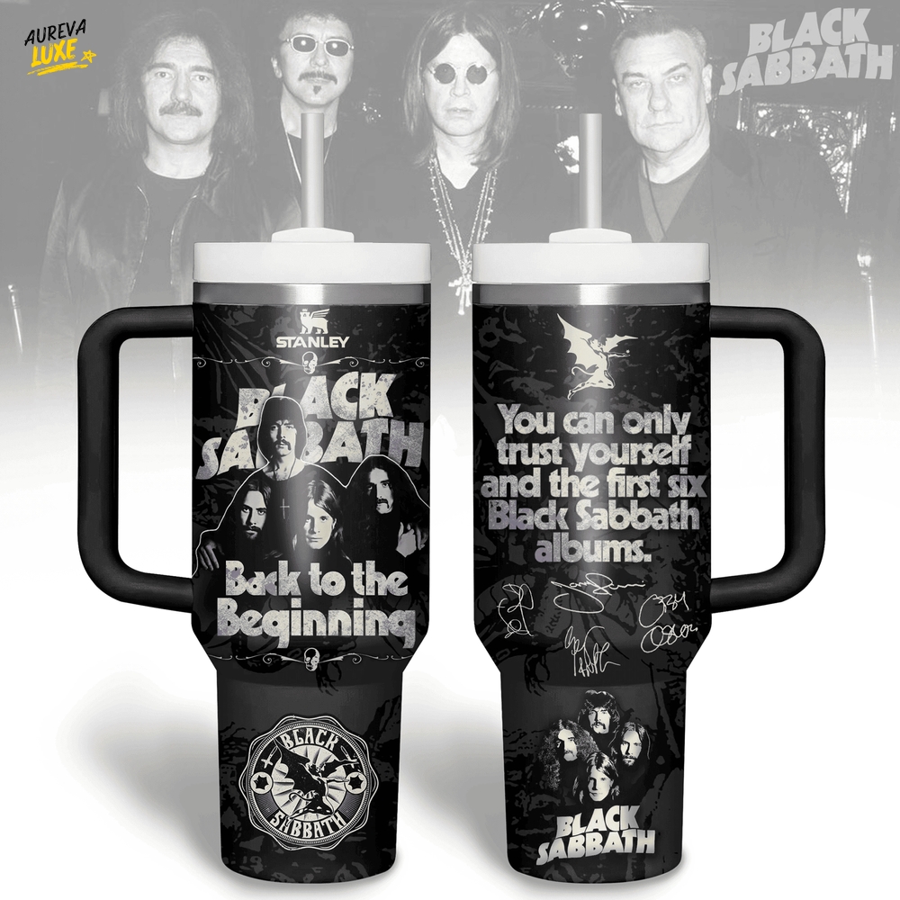 Black Sabbath Stanley Tumbler Cup Black Sabbath Stanley Tumbler Cup