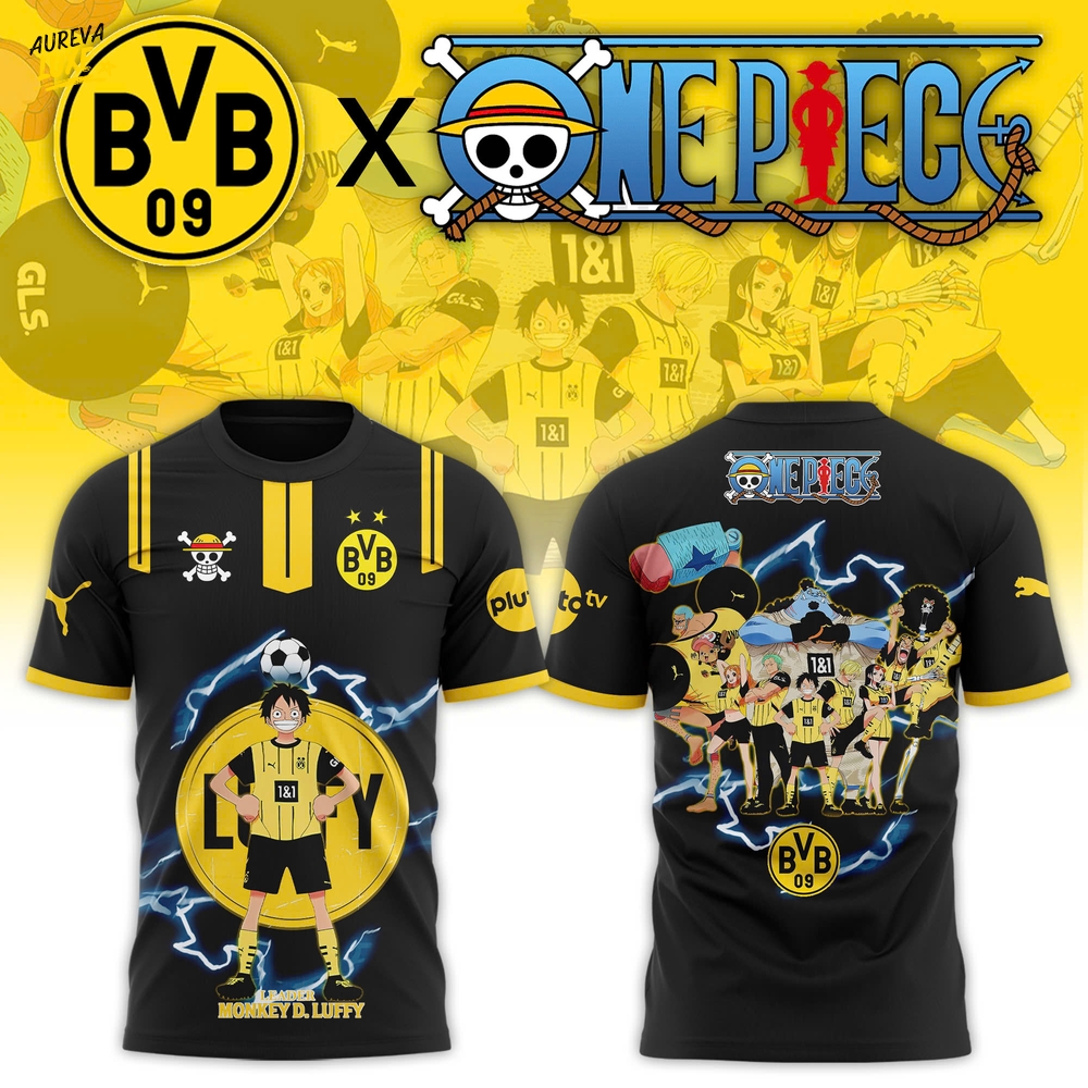 Borussia Dortmund x One Piece Limited T-Shirt (Luffy ver) Borussia Dortmund x One Piece Limited T-Shirt (Luffy ver)
