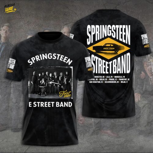 Bruce Springsteen x The E Street Band 2025 Tour 3D Apparel