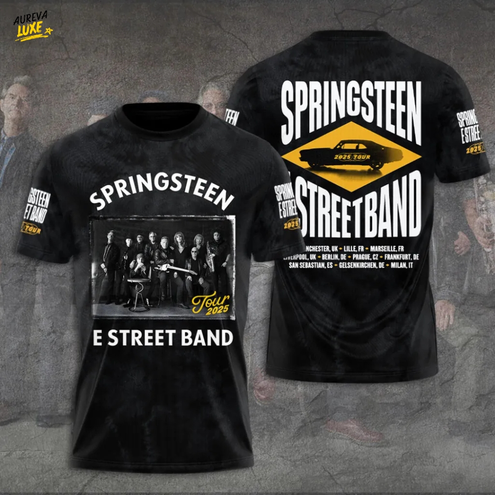 Bruce Springsteen x The E Street Band 2025 Tour 3D Apparel Bruce Springsteen x The E Street Band 2025 Tour 3D Apparel