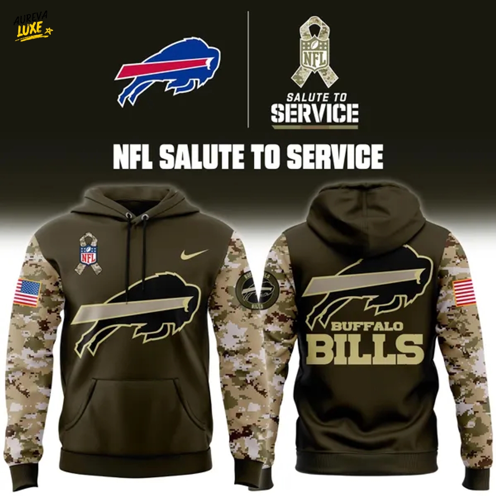 Buffalo Bills NFL Salute To Service Hoodie(V3) 2025 Buffalo Bills NFL Salute To Service Hoodie(V3) 2025
