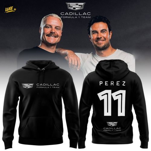 Cadillac Formula 1 Team Sergio Perez Black Hoodie