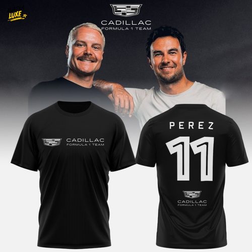 Cadillac Formula 1 Team Sergio Perez Black T-Shirt