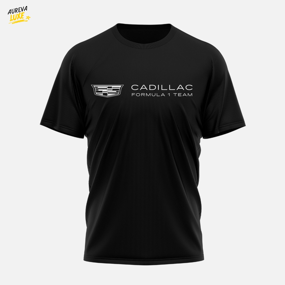 Cadillac Formula 1 Team Sergio Perez Black T-Shirt Cadillac Formula 1 Team Sergio Perez Black T-Shirt