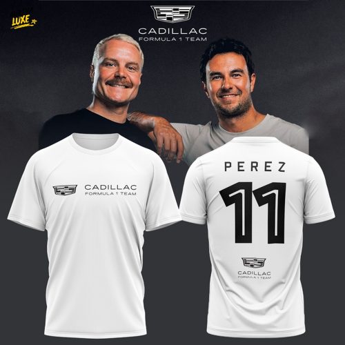 Cadillac Formula 1 Team Sergio Perez White T-Shirt
