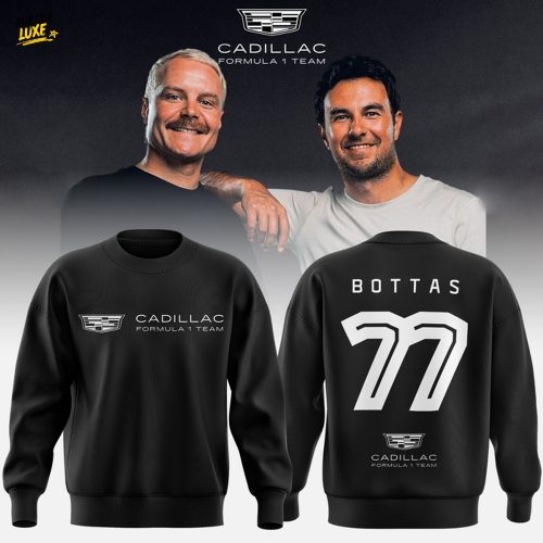 Cadillac Formula 1 Team Valtteri Bottas Black Sweatshirt