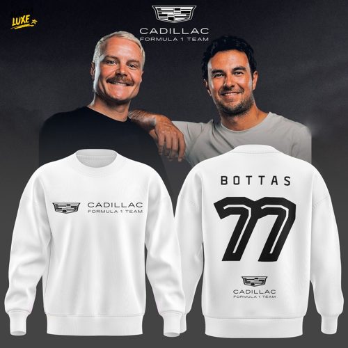 Cadillac Formula 1 Team Valtteri Bottas White Sweatshirt