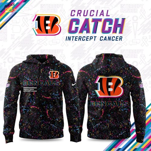 Cincinnati Bengals Crucial Catch 2025 Limited Hoodie