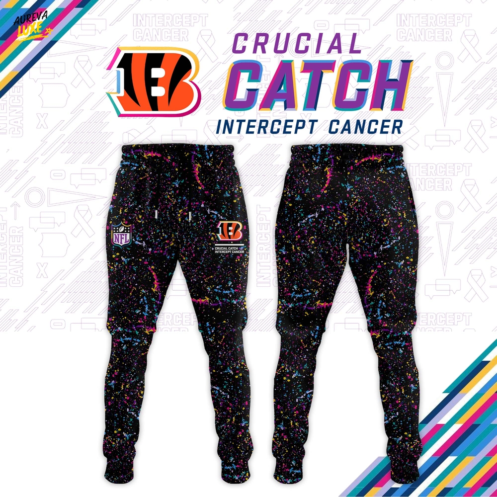 Cincinnati Bengals Crucial Catch 2025 Limited Hoodie Cincinnati Bengals Crucial Catch 2025 Limited Hoodie