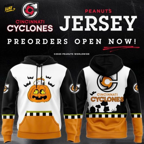 Cincinnati Cyclones x Peanuts Day 2025 Special Hoodie