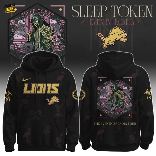 Detroit Lions x Sleep Token Even In Arcadia Tour 2025 Limited Edition Hoodie