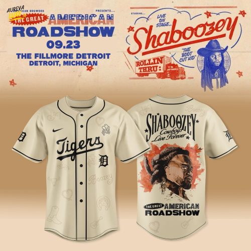 Detroit Tigers X Shaboozey – The Great American Roadshow 2025 Merch
