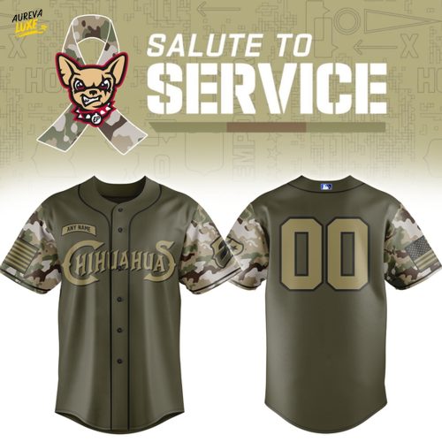 El Paso Chihuahuas 2025 Salute to Service Limited Jerseys