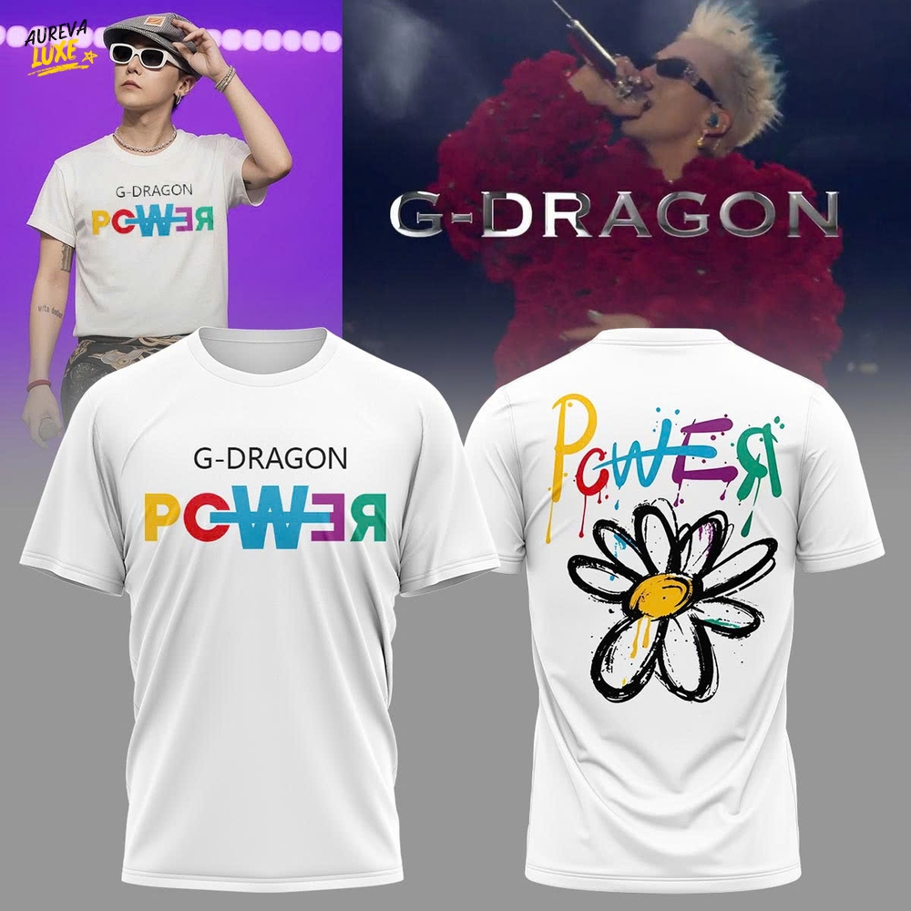 G-Dragon 2025 World Tour "Power" Special White Tee G-Dragon 2025 World Tour "Power" Special White Tee
