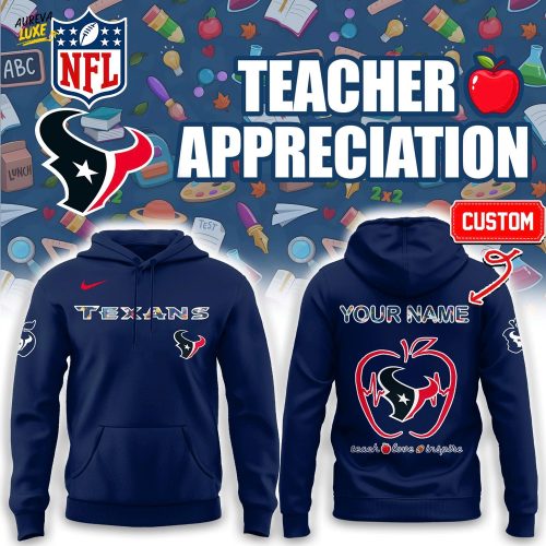 Houston Texans TEACHER NIGHT Hoodie | Jogger | Cap Custom