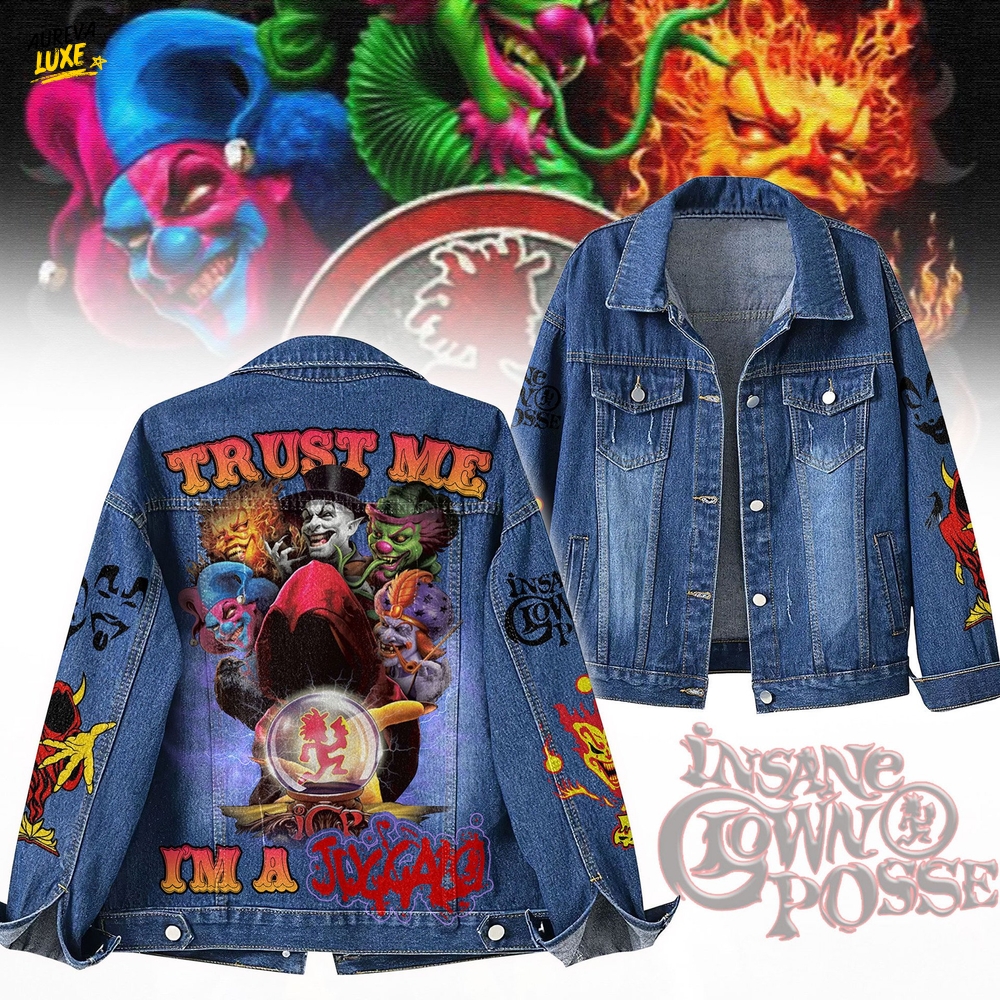 Insane Clown Posse Denim Jacket Insane Clown Posse Denim Jacket
