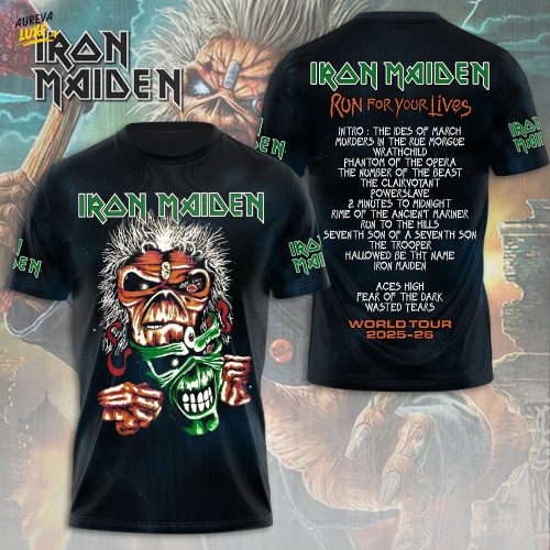 Iron Maiden 3D Tshirt 2025