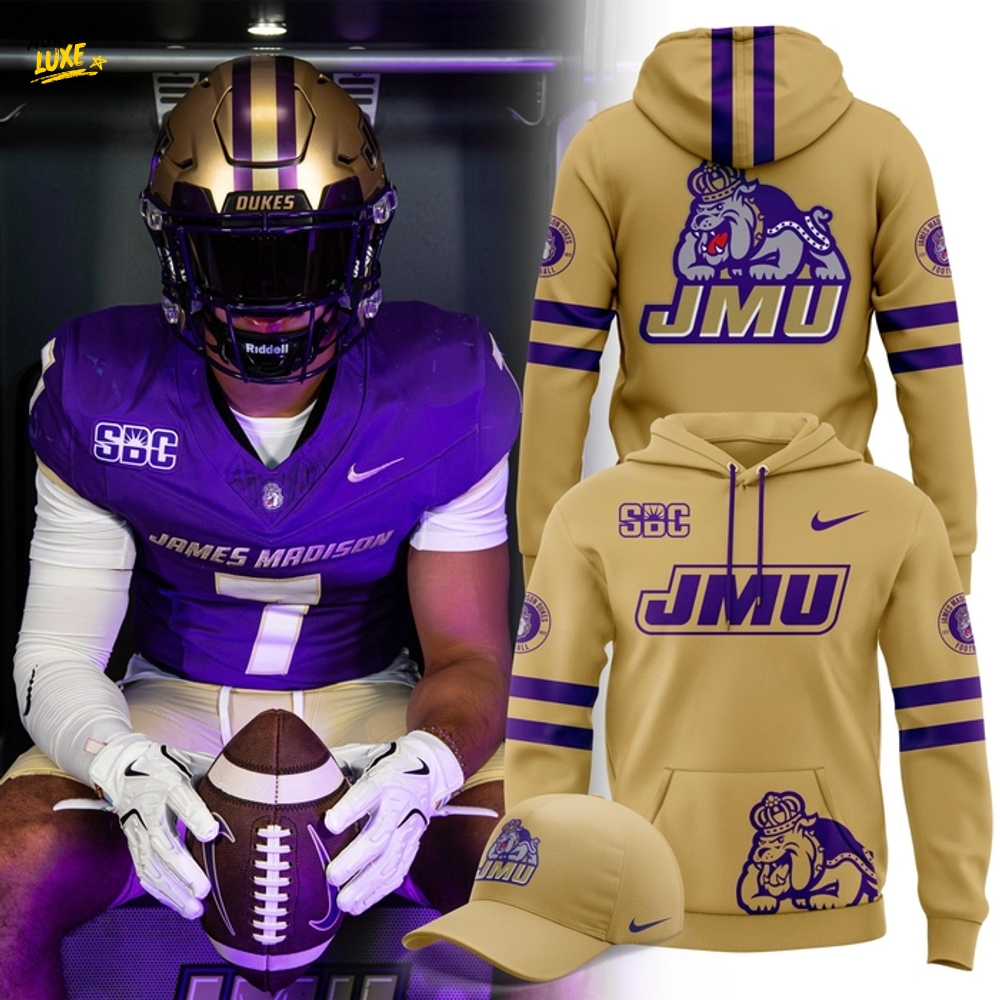 James Madison Dukes 2025 Golden Collection Special Hoodie - Gold James Madison Dukes 2025 Golden Collection Special Hoodie - Gold