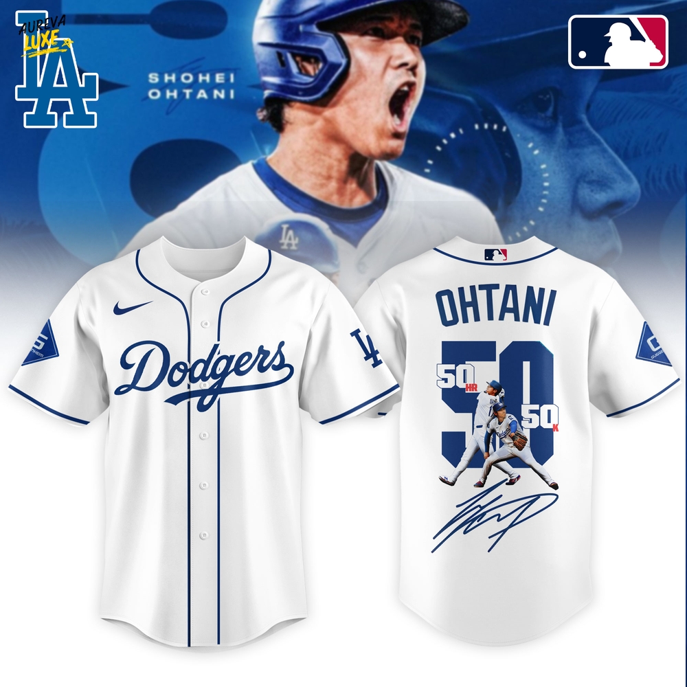 LA Dodgers x Shohei Ohtani 50/50 Home Run Jersey Editions Limited +Selling Out Fast LA Dodgers x Shohei Ohtani 50/50 Home Run Jersey Editions Limited +Selling Out Fast