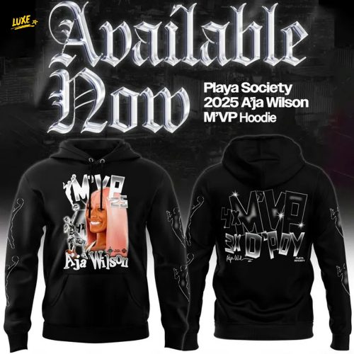 Las Vegas Aces '' A'Ja Wilson MVP ''2025 Black Hoodie