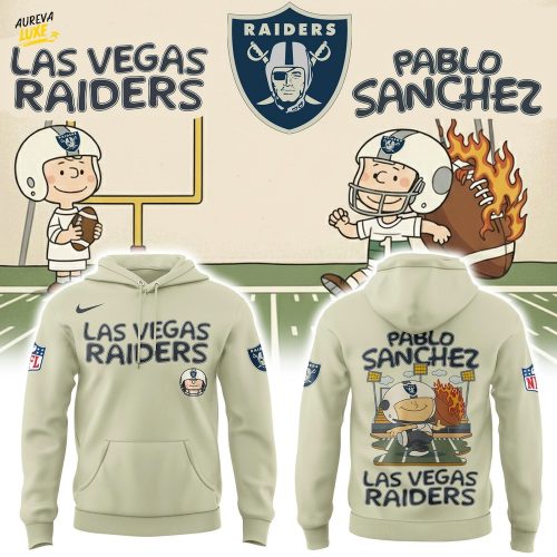 Las Vegas Raiders x Pablo Sanchez 3D Hoodie | Joggers | Cap Limited Edition