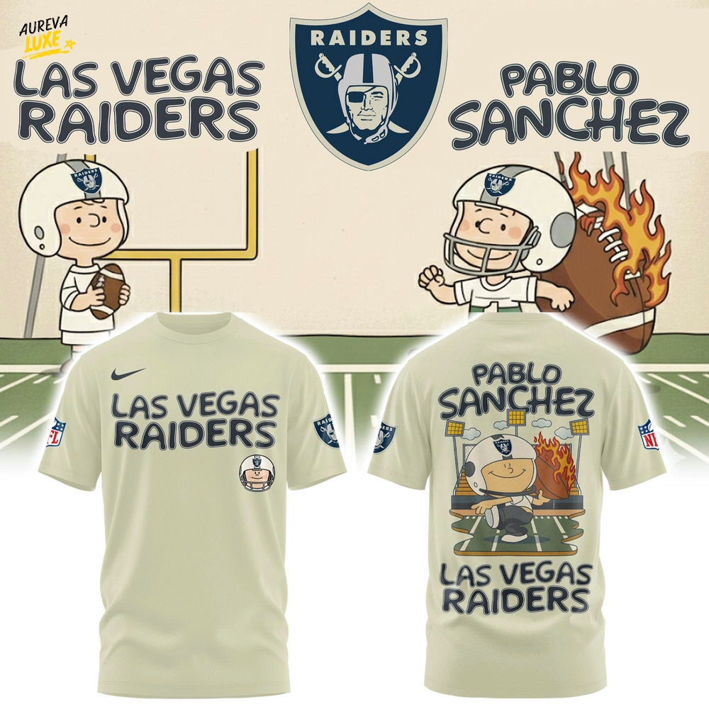 Las Vegas Raiders x Pablo Sanchez 3D Tshirt | Joggers | Cap Limited Edition Las Vegas Raiders x Pablo Sanchez 3D Tshirt | Joggers | Cap Limited Edition