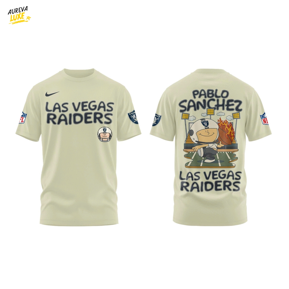 Las Vegas Raiders x Pablo Sanchez 3D Tshirt | Joggers | Cap Limited Edition Las Vegas Raiders x Pablo Sanchez 3D Tshirt | Joggers | Cap Limited Edition