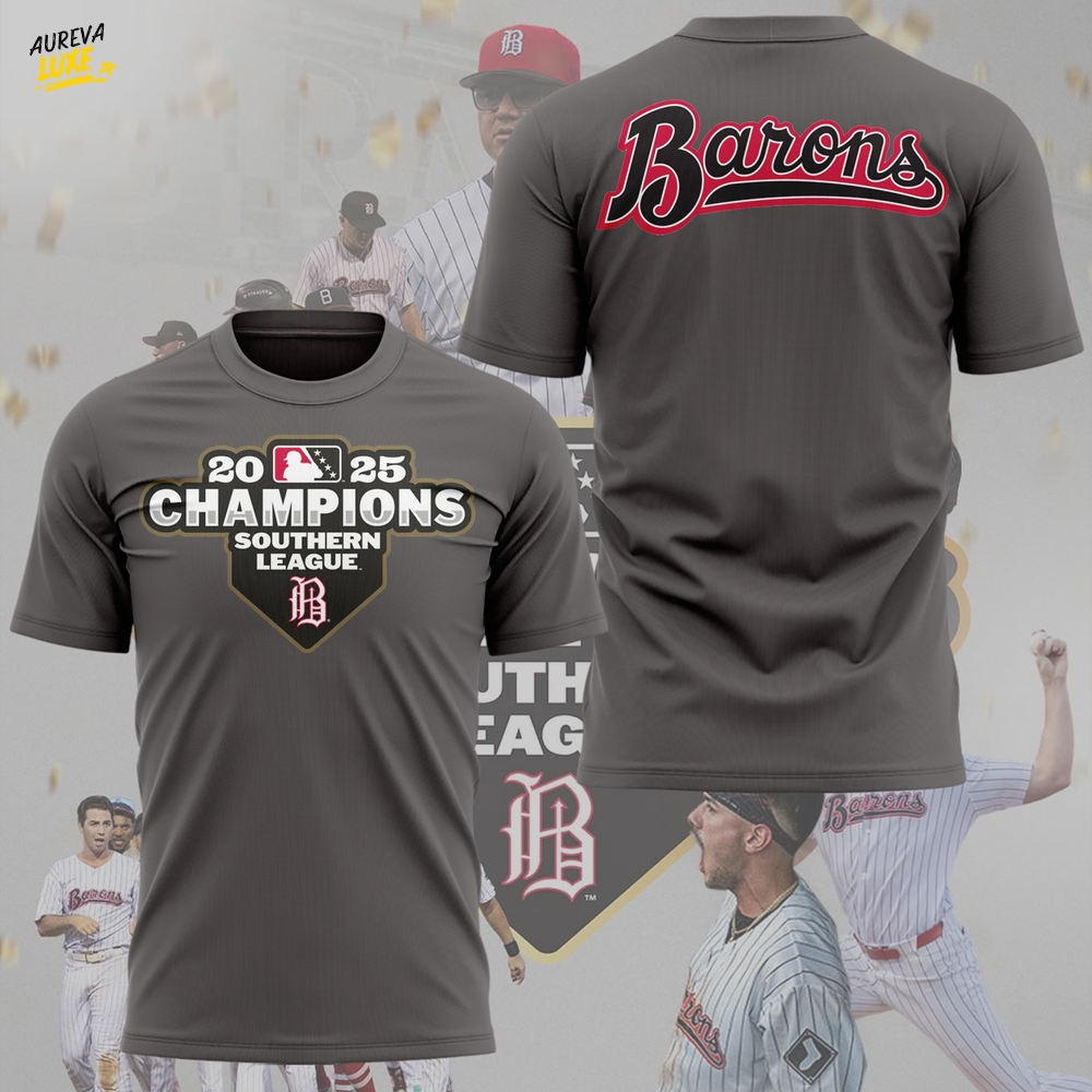 Limited Edition Birmingham 2025 Southern League Champions TShirt Limited Edition Birmingham 2025 Southern League Champions TShirt