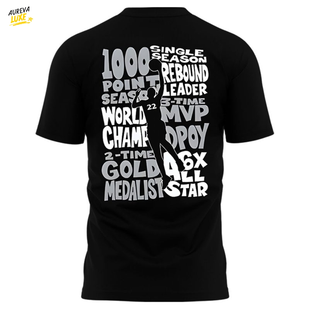 Limited Edition LV Aces x A’JA MVP 2025 Tshirt Limited Edition LV Aces x A’JA MVP 2025 Tshirt