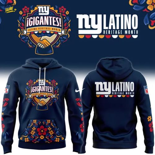 Limited Edition New York Giants '' Heritage Month '' Hoodie Season 2025-2026