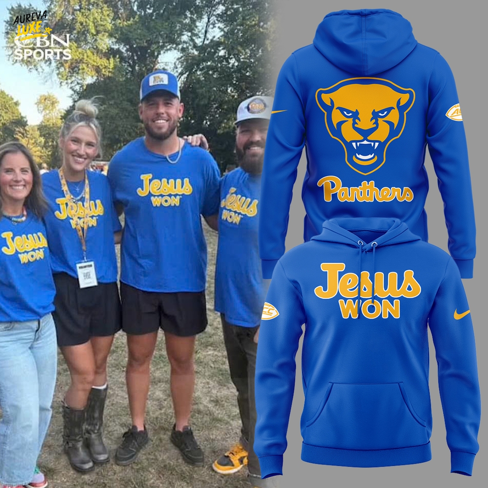 Limited Edition Pitt Football x Jesus Won Hoodie Limited Edition Pitt Football x Jesus Won Hoodie