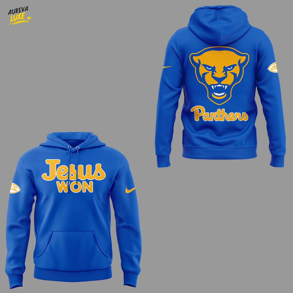 Limited Edition Pitt Football x Jesus Won Hoodie Limited Edition Pitt Football x Jesus Won Hoodie