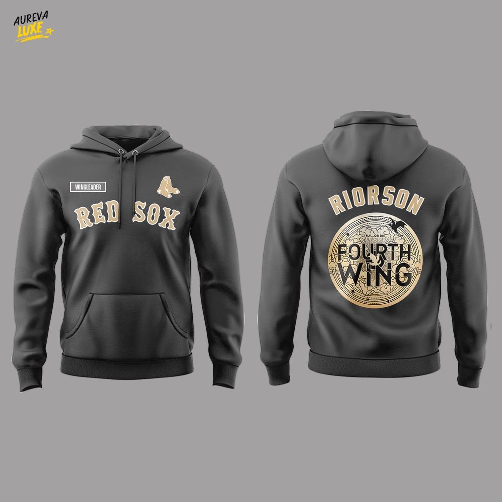 Limited Red Sox x Fourth Wing Night Hoodie Limited Red Sox x Fourth Wing Night Hoodie